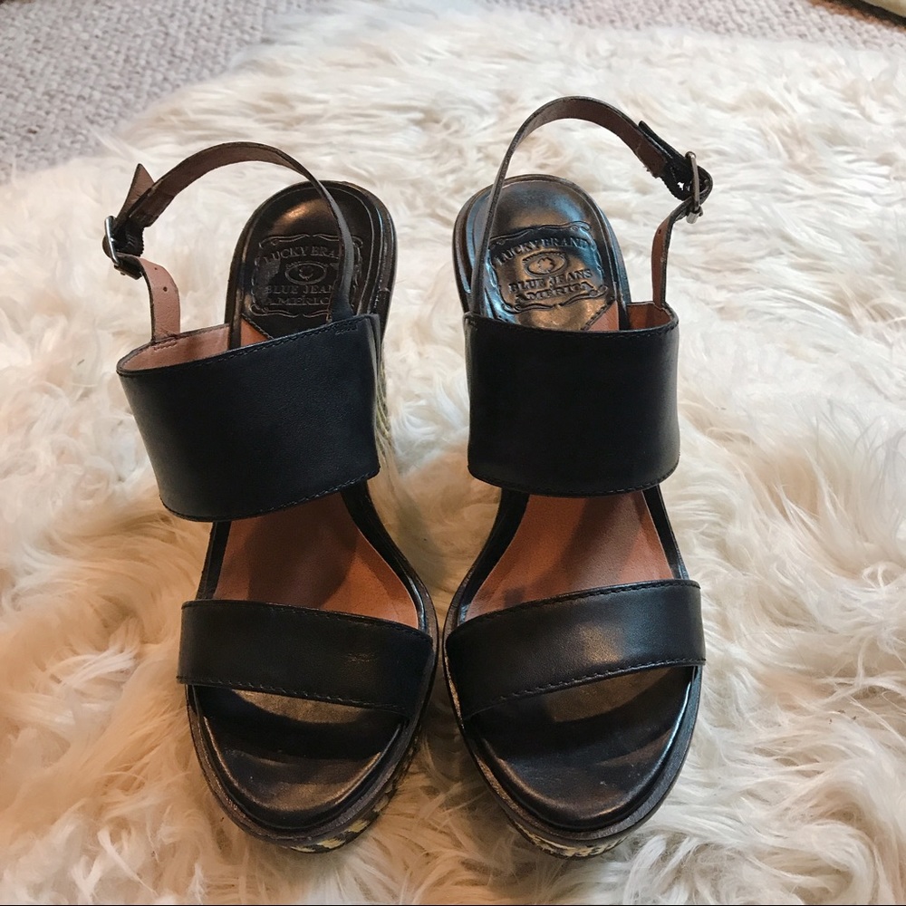 Lucky Brand Wedges. Size 7.